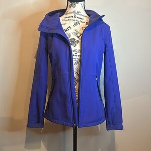 Sears vintage Women's Blue Hooded Jacket